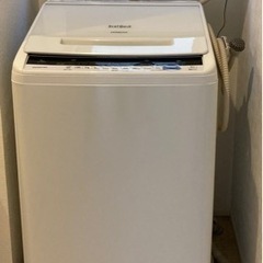 洗濯機9kg 日立製ビートウォッシュ2019年製