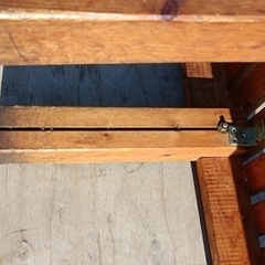 ★［八4076］ガーデンベンチ　ウッドベンチ　ウッド縁台　3台セット  の画像