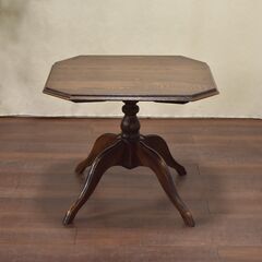 【ヤ取終了8/14】≪yt1423ジ≫ Brighton/ブライトン 英国アンティーク調 ティーテーブル カフェテーブル/英国クラシックスタイル/イギリス 難あり/現状品 60606-10の画像