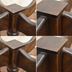 【ヤ取終了8/14】≪yt1423ジ≫ Brighton/ブライトン 英国アンティーク調 ティーテーブル カフェテーブル/英国クラシックスタイル/イギリス 難あり/現状品 60606-10の画像