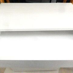 札幌市 清田区 美品　ニトリ ハイチェスト FOW2-80HC フォウ2 たんす 引き出し 衣類収納 ホワイト 木目の画像