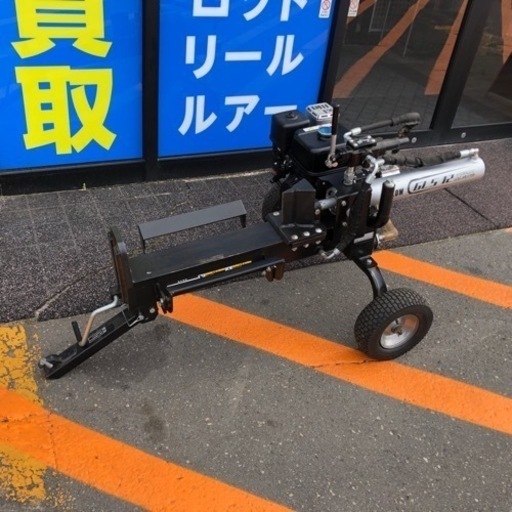 PLOW エンジン式小型薪割り機　GLS12 動作OK