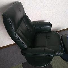 リクライニングチェア オットマン付の画像