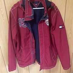 【入手困難】トミーヒルフィガー　ナイロンジャケット  M　裏地フリース