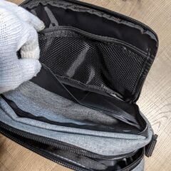 再値下げ‼【極上美品】ブランド　nano ナノ　ショルダーバック　ショルダーポーチ　大容量　ポケット多数の画像