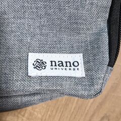 再値下げ‼【極上美品】ブランド　nano ナノ　ショルダーバック　ショルダーポーチ　大容量　ポケット多数の画像