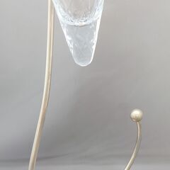 ガラス容器　自立しない花瓶  ※直径最大約70ｍｍ×高さ約320ｍｍ　