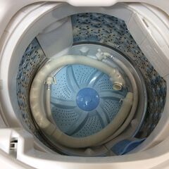 （7/13受渡済）JT8980【IRISOHYAMA/アイリスオーヤマ 5.0㎏洗濯機】美品 2023年製 IAW-T504 家電 洗濯 簡易乾燥付