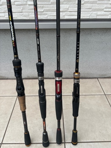 バスロッド　スティーズ　弁慶など