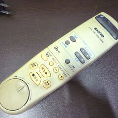 ジャンク品 パーツ取用 サンヨー VHS ビデオデッキ VZ-S60B型 リモコン付き 中古 札幌市東区 新道東店の画像