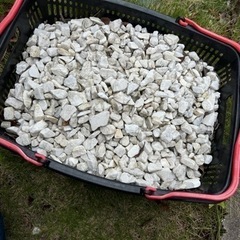 (お話し中)庭石  白砂利