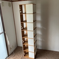 収納　家具　本棚　回転式　