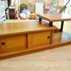 茶棚 違い棚 飾り棚 幅90×奥行30.5×高さ30.5cm 和室 床の間 戸棚 札幌市 清田区 平岡の画像