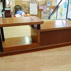 茶棚 違い棚 飾り棚 幅90×奥行30.5×高さ30.5cm 和室 床の間 戸棚 札幌市 清田区 平岡の画像