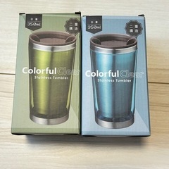 【新品】タンブラー　蓋付き　2つの画像