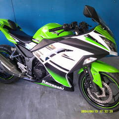 KAWASAKI ニンジャ250A 白/緑 格安提供車 半額配送...