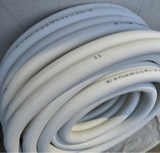 新品未使用　冷媒用難燃被覆銅管　2分4分　20m