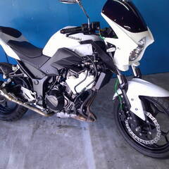 KAWASAKI Z250 白 自賠責保険で乗れます 半額配送キ...