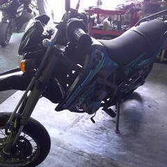KAWASAKI Dトラッカー125 黒  自賠責保険で乗れます 半額配送キャンペーン 現状渡し諸経費￥0- 横浜 P-Yardの画像