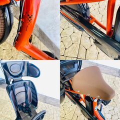 新品部品☺整備士*防犯登録 RR 電動自転車　ブリヂストン　アンジェリーノ 20インチ 　子供乗せの画像
