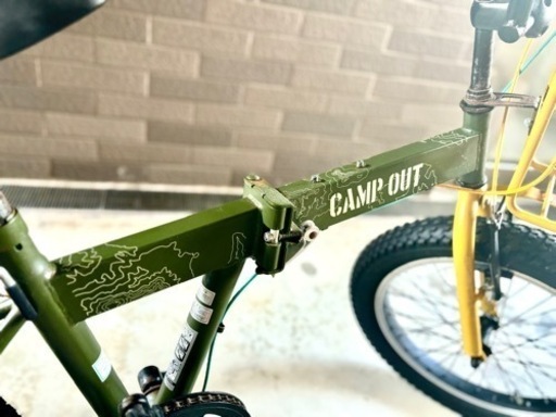 ワイルド&おしゃれな折り畳み自転車?