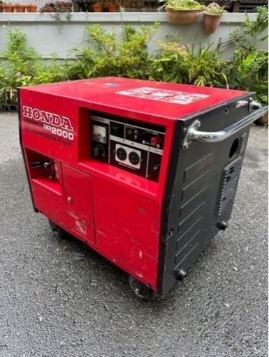 【早い者勝ちです✨】HONDA EX2000 発電機 キャンプ 現場 大活躍です✨