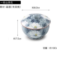 有田焼  茶器セット (土瓶1個、蓋付煎茶5客セット)の画像