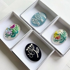 刺繍ブローチワークショップ7/12.13限定（日暮里）