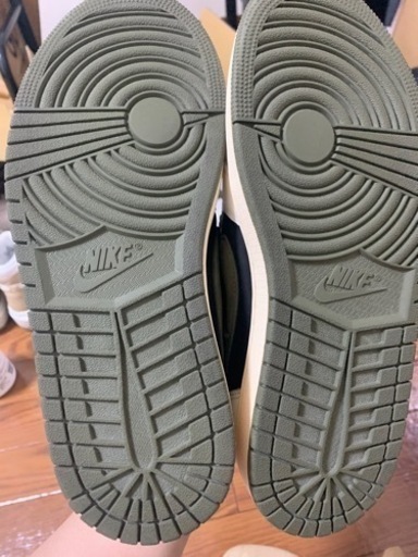 NIKE aj1 low × Travis Scott medium olive サイズ25cm ウィメンズ 