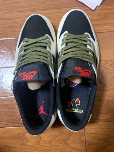 NIKE aj1 low × Travis Scott medium olive サイズ25cm ウィメンズ 