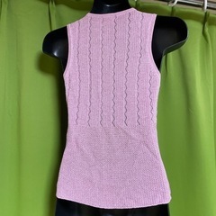 スパンコール　ピンク　タンクトップの画像