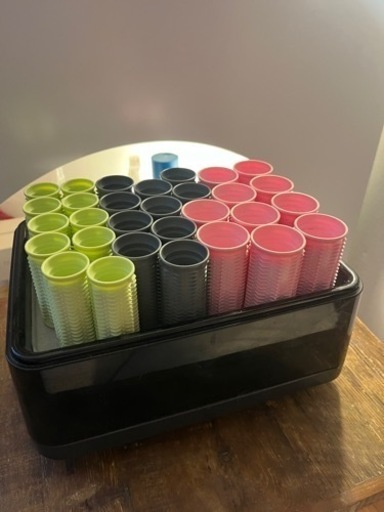 ヘアセット　ホットカーラー　ヘアサロン