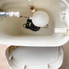 簡易水洗便器暖房便座付き　Pump type toilet with heated toilet seatの画像