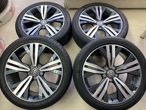 通販 激安 VW ゴルフオールトラック 4モーション マイスター純正◇7.5J 18 タイヤ・ホイール