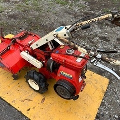 オーレック　管理機　AR-55VA エースローター　ドラムロータリー仕様　5馬力　ハンドル回転　畝立て　畝上げ　溝堀り 土揚げ　土寄せ　耕耘　耕運機　動画あり　　 の画像