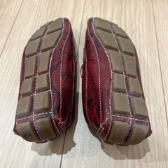 <値下げ> COLE HAAN  赤 23cm ローファーの画像