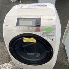 NO 194  🌈福岡市内配送設置無料✨🌈　日立 HITACHI ビッグドラム ななめ型ドラム式洗濯乾燥機（11.0kg） 左開き シャンパン BD-V9800L N