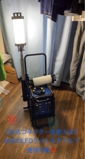 NAYUTA　蓄電池付全方位型LED投光器