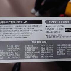 カラオケビッグエコー最大3000円引き券　希望者には3から5枚目の写真の商品も差し上げます　の画像
