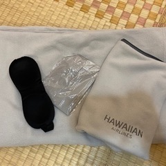Hawaiian Air 毛布セット　飛行機乗るセットの画像