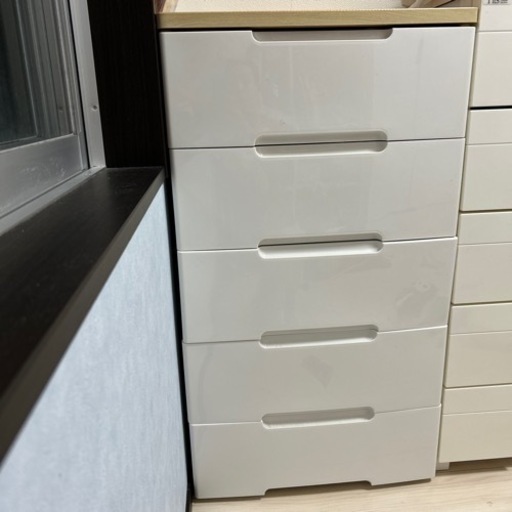 （お取引中）チェスト　収納　らくらく引き出し　木天板
