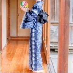 浴衣 レディース浴衣 絞り染め風