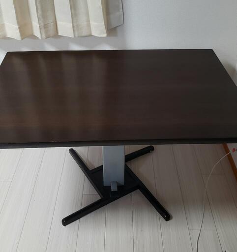 決まりました。　15万円　シギヤマ家具　昇降式　テーブル