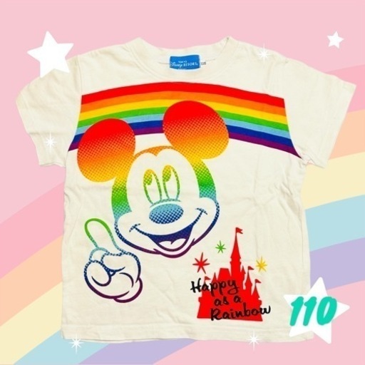 東京ディズニーリゾート　ミッキーマウス　Tシャツ　110cm
