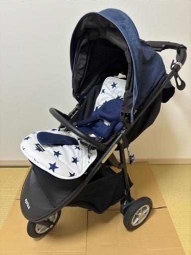 値下げしました！アップリカ ベビーカー スムーヴプレミアム 3輪 純正クッション付き
