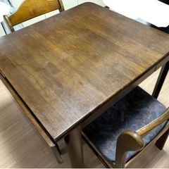 【譲り先決定しました】７月中旬まで　家具 ダイニングセット