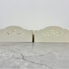 木箱 ２個セットレトロ　花柄　収納 薔薇 バラ 小物入れ カントリー調　の画像