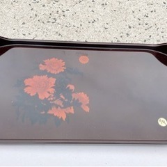 【新品未使用】漆塗り　おぼんの画像