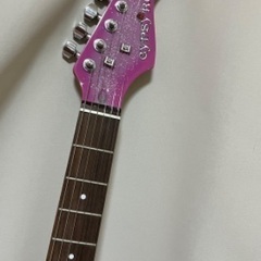 【現地渡しのみ】エレキギター　美品　ピンクの画像
