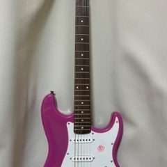 【現地渡しのみ】エレキギター　美品　ピンク